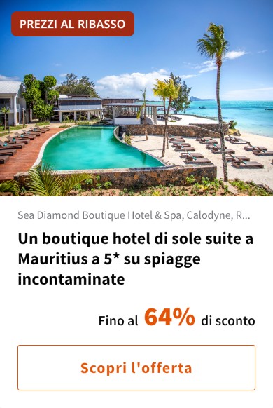 Un boutique hotel di sole suite a Mauritius a 5* su spiagge incontaminate