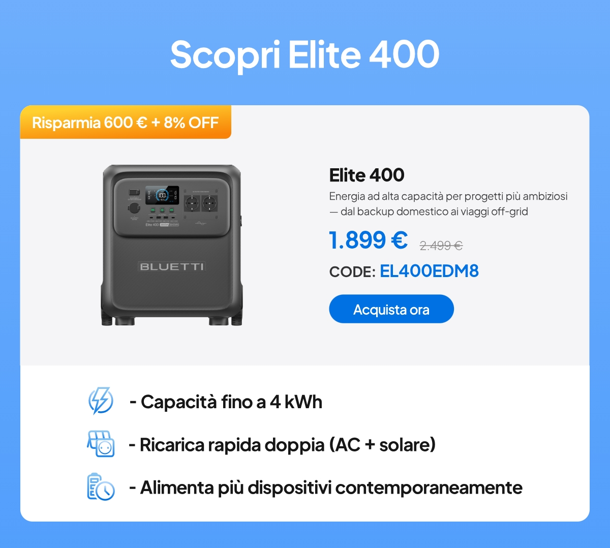 BLUETTI Elite 400