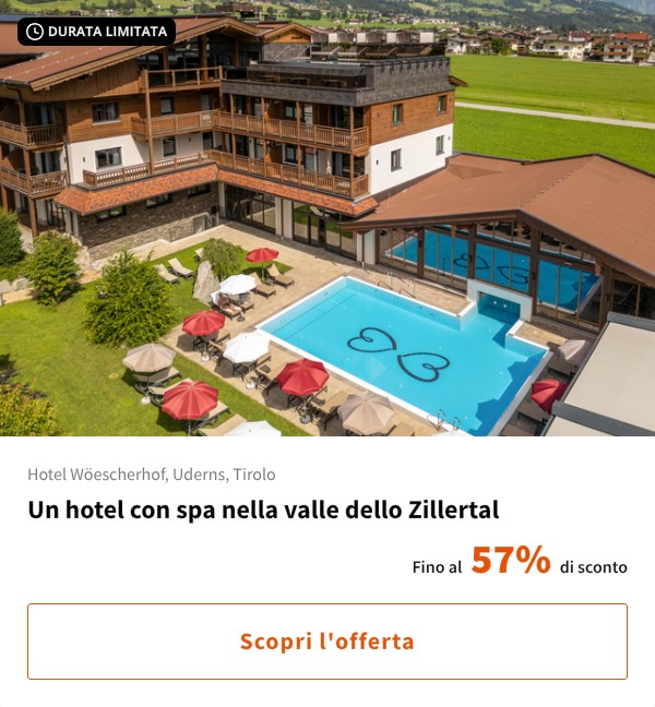Un hotel con spa nella valle dello Zillertal