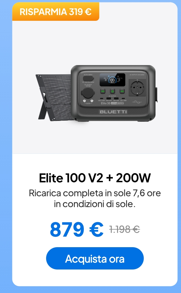 BLUETTI Elite 100 V2+200W