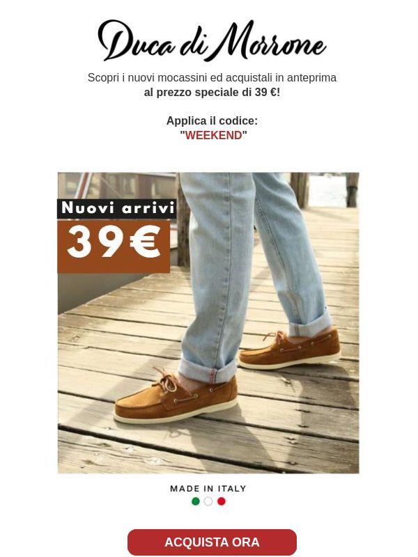 Nuovi arrivi a 39 € per tutto il weekend!