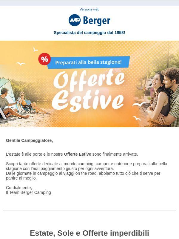 Offerte Estive Berger ☀️
