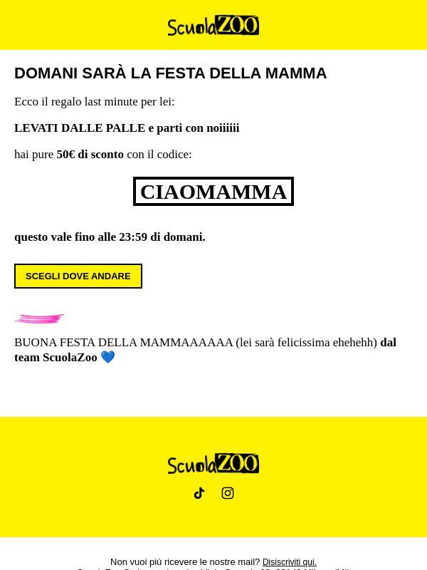 Ultima occasione per farle il regalo