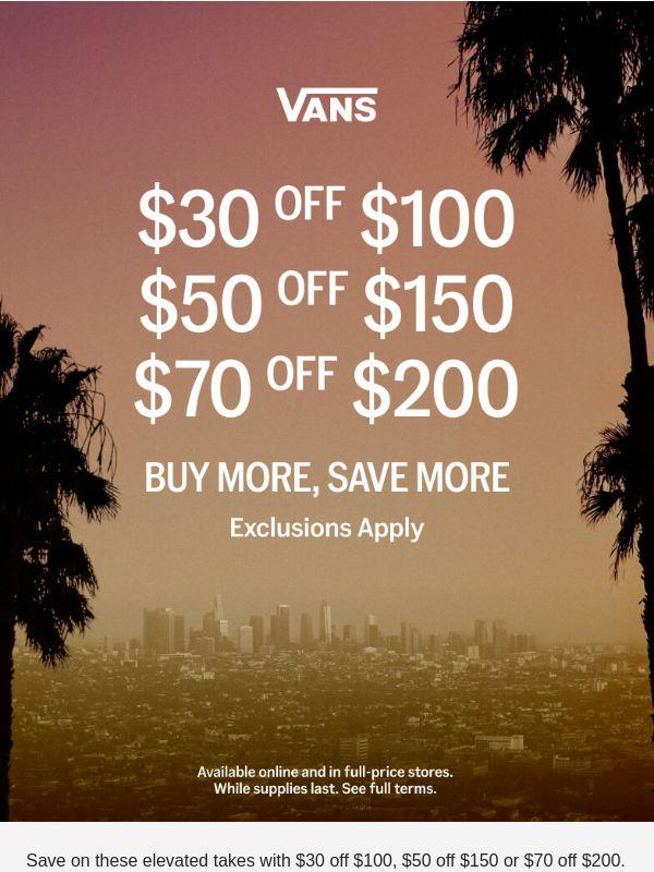 Up to $70 off premium styles