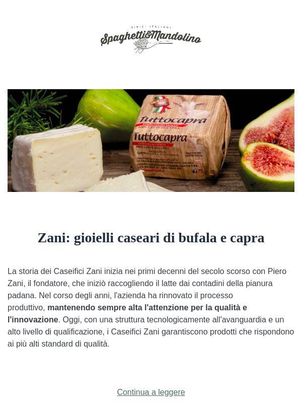 Zani: gioielli caseari di bufala e capra
