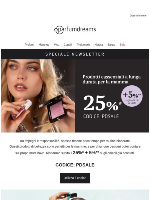 25% + 5% sui must-have a lunga durata 💄