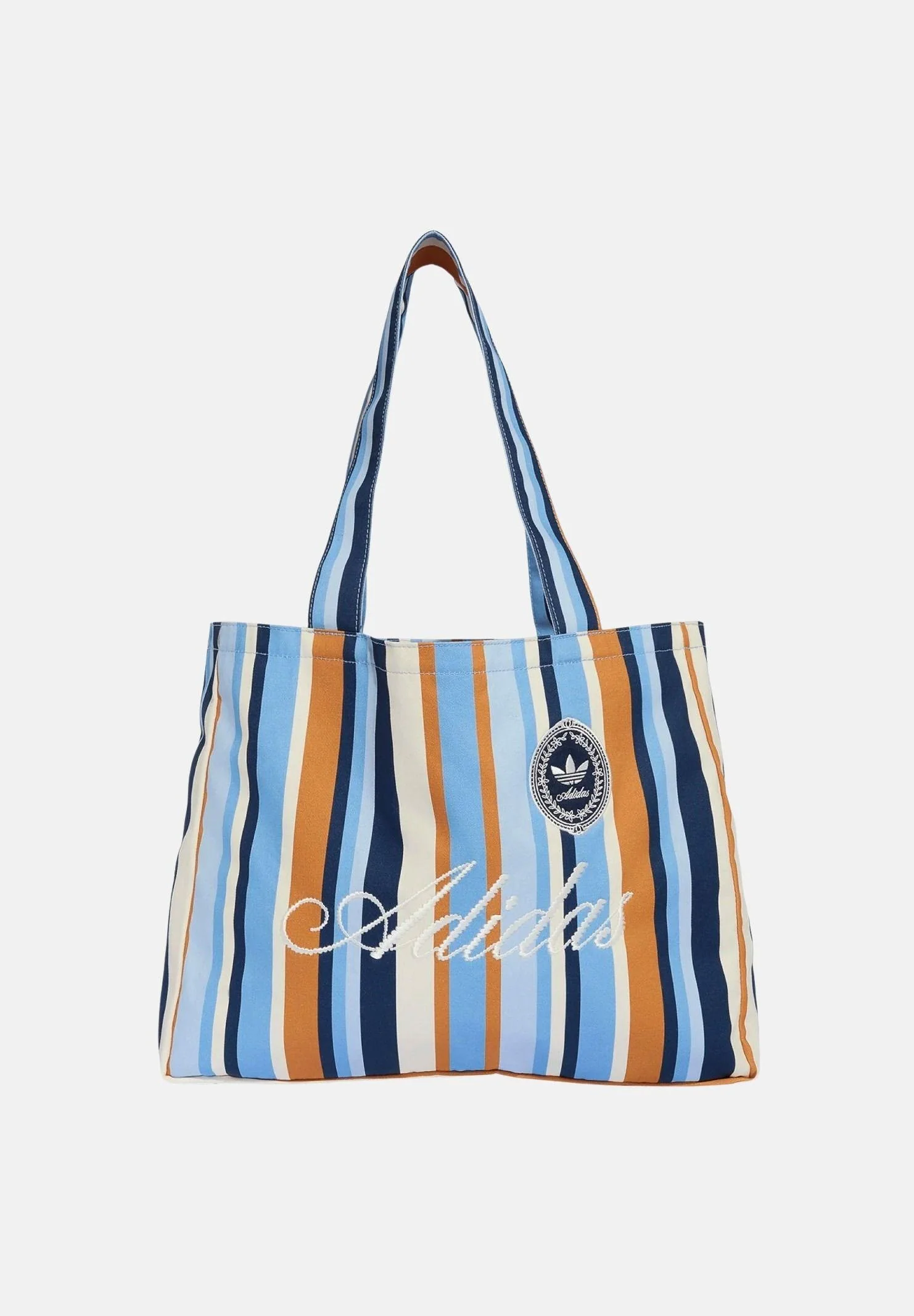 Image of ADIDAS ORIGINALS Shopper azzurra da donna in tela