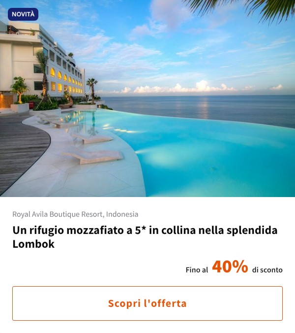 Un rifugio mozzafiato a 5* in collina nella splendida Lombok