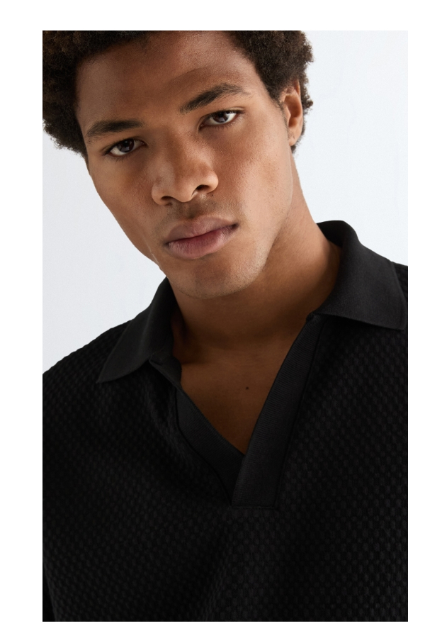 Relaxed Polo Sweater