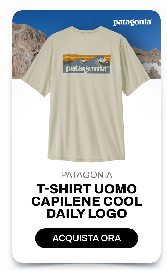 T-shirt uomo Capilene Cool Daily Logo