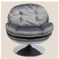 Swivel armchair_Cosy_Grey