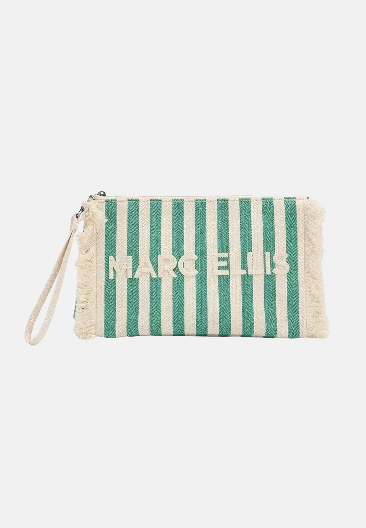Image of MARC ELLIS Pochette Buby S Joan C panna e verde da donna