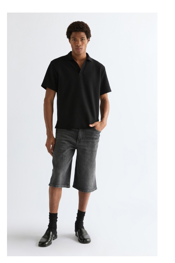 Relaxed Polo Sweater