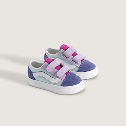 Color Block Light Purple Blues Toddler Old Skool V Shoe