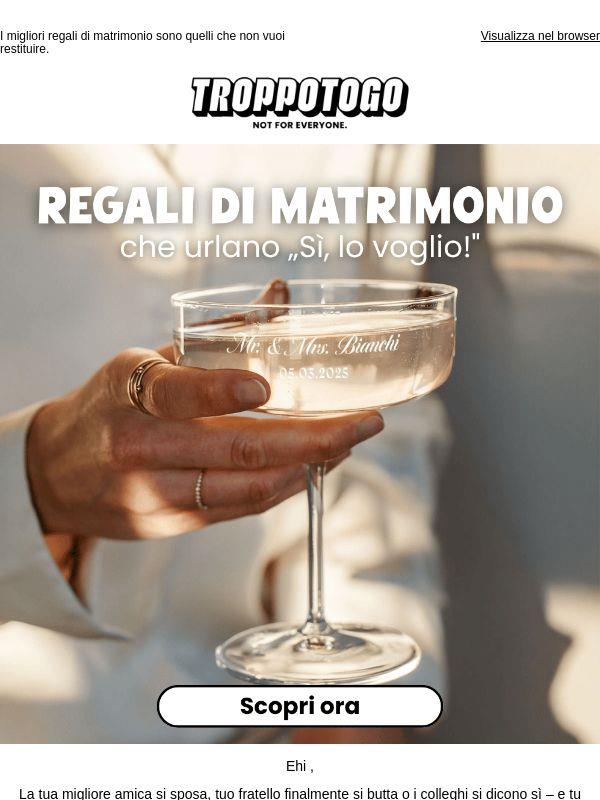 L'amore è… quando il regalo è meglio del discorso. 💍
