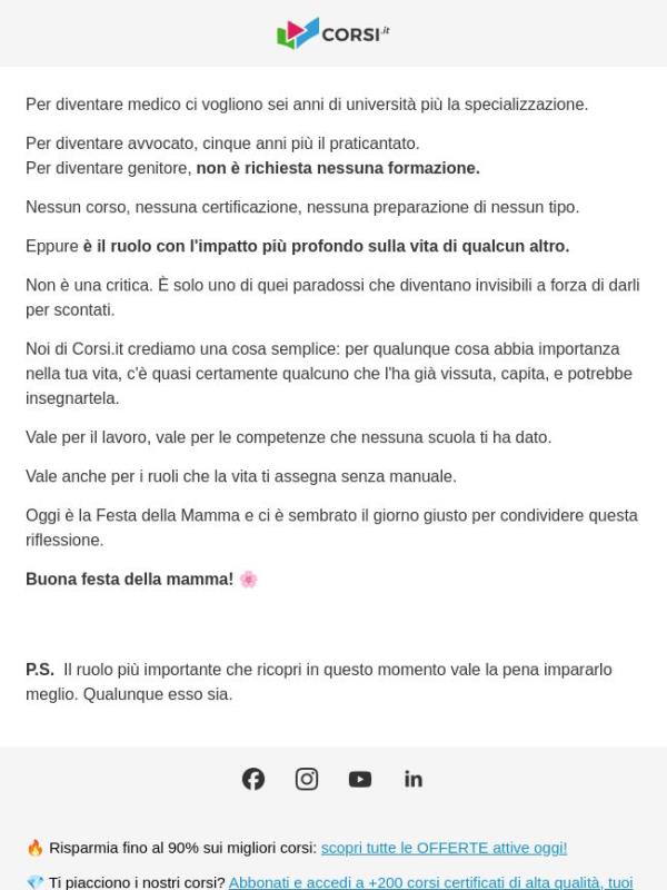 GENITORE (l'unico ruolo per cui non ti chiedono di studiare)