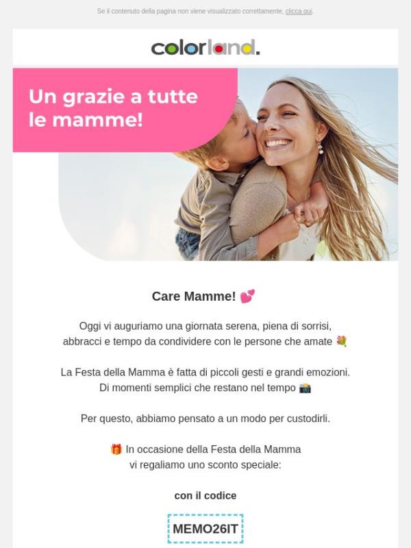 Mamme, oggi è il vostro giorno.