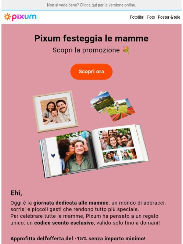 💐💌 Festa della Mamma: un codice esclusivo!
