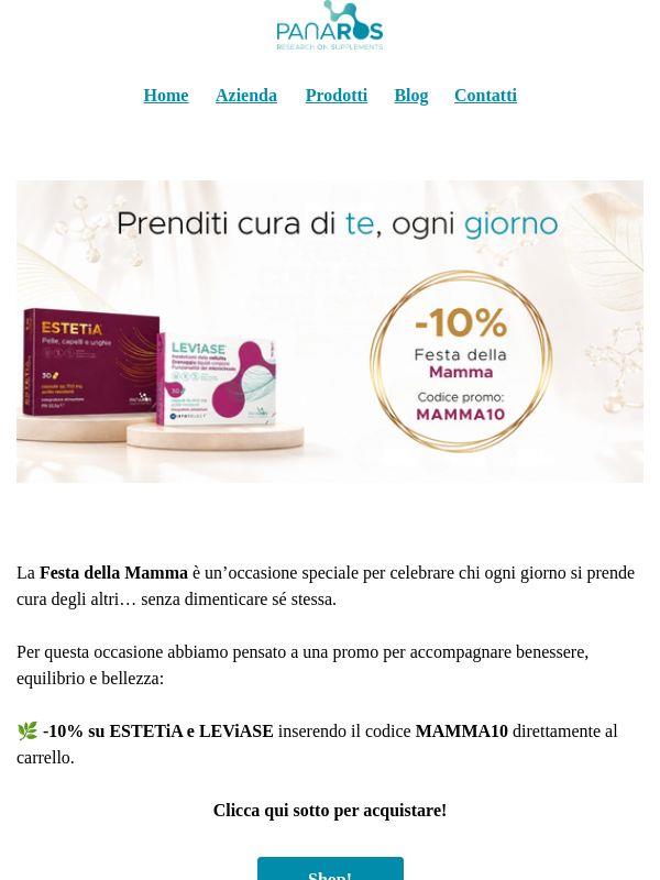 Festa della Mamma: una promo speciale per te!