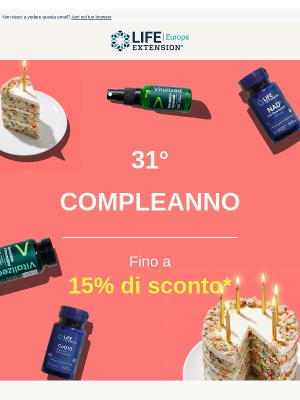 Non perdertelo! Fino al 15 % di sconto