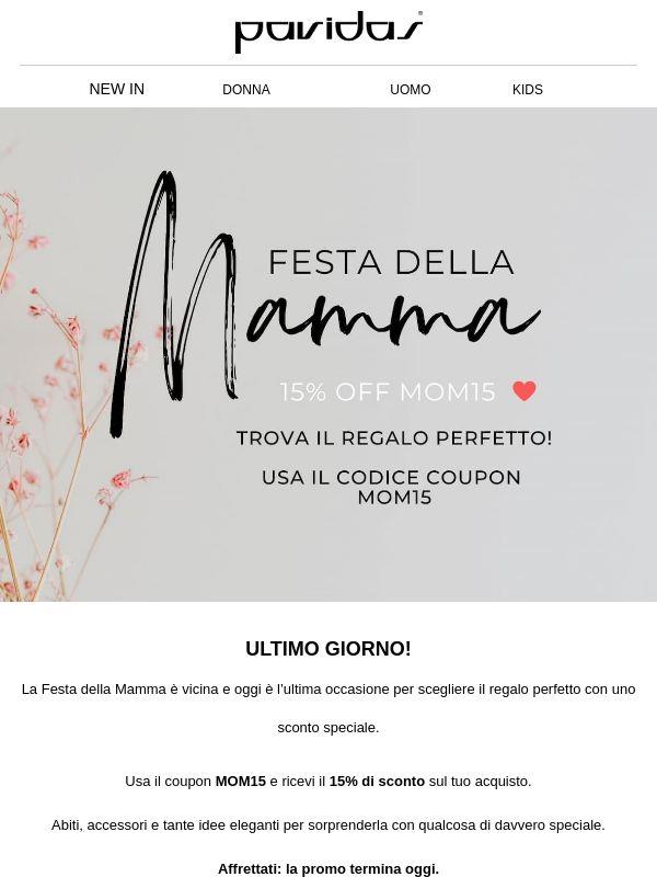 Caccia al regalo perfetto: -15% oggi!