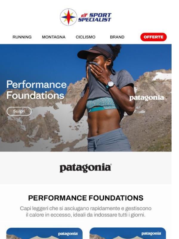 Scopri Patagonia Performance Foundations ⛰️