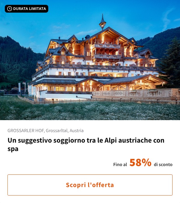 Un suggestivo soggiorno tra le Alpi austriache con spa