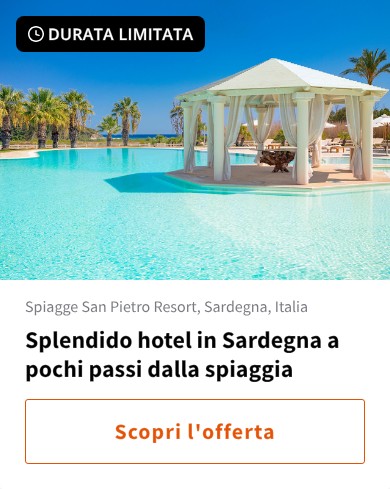 Splendido hotel in Sardegna a pochi passi dalla spiaggia