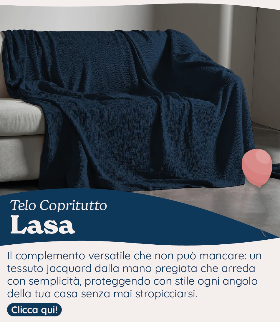 Telo Copritutto in Puro Cotone no Stiro - Lasa