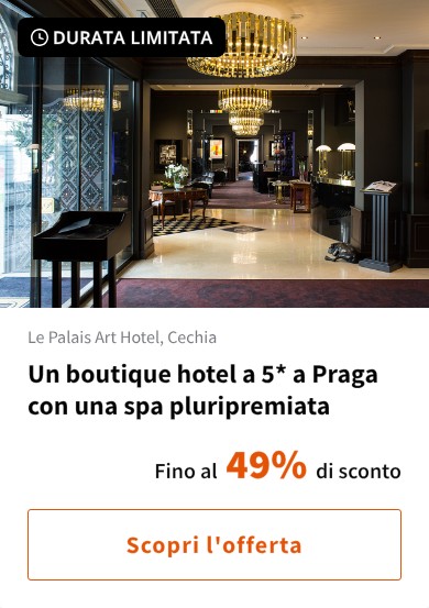Un boutique hotel a 5* a Praga con una spa pluripremiata