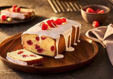 Lemon raspberry loaf cake