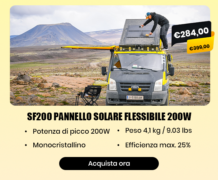 SF200 Pannello Solare Flessibile 200W