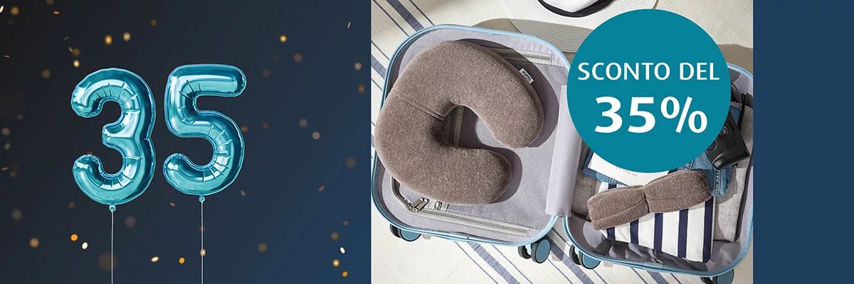 Promo accessoires de voyage 35 %
