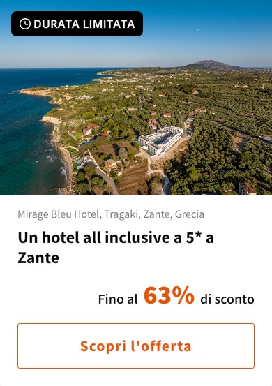 Un hotel all inclusive a 5* a Zante