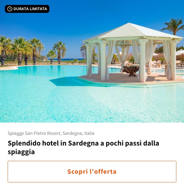 Splendido hotel in Sardegna a pochi passi dalla spiaggia