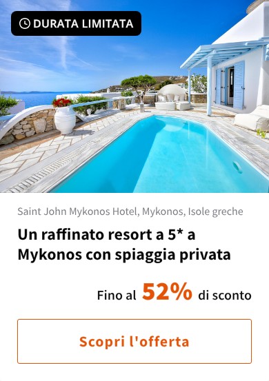 Un raffinato resort a 5* a Mykonos con spiaggia privata