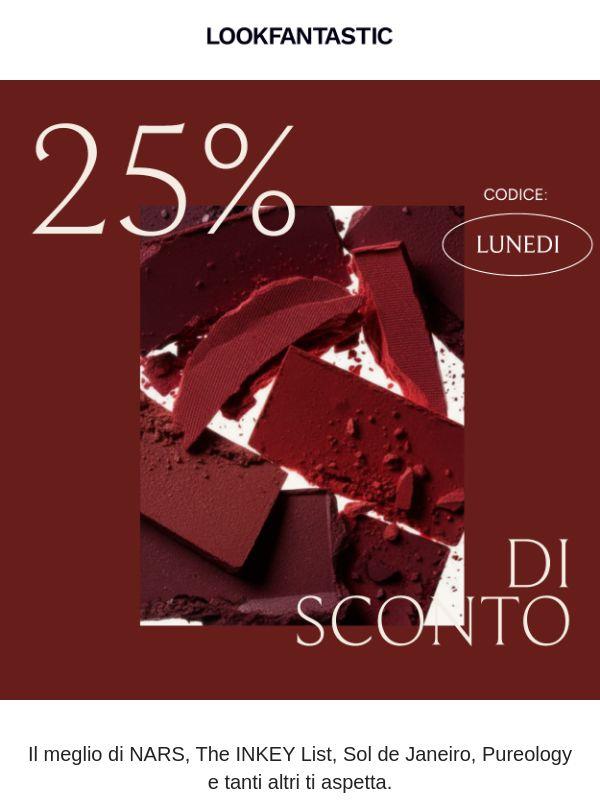I tuoi preferiti sono al -25%