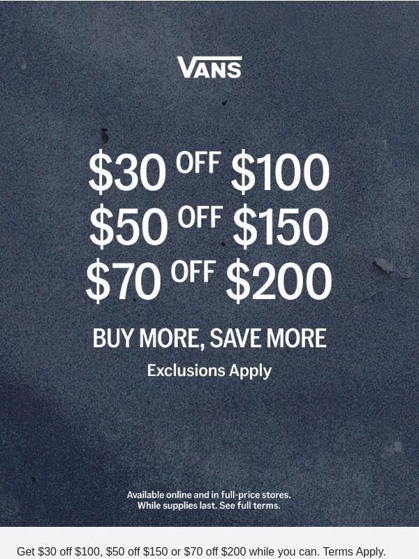 LAST CHANCE: Buy More, Save More