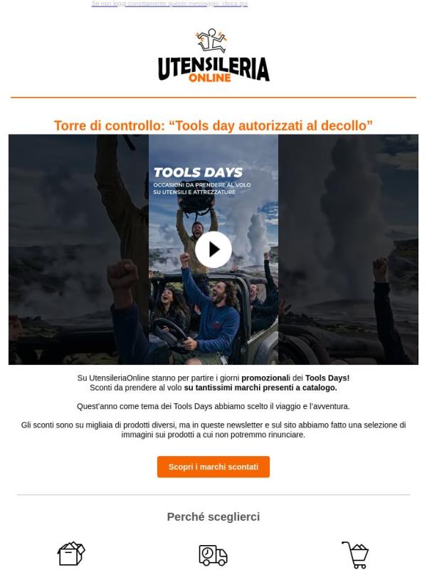 🧳 Viaggia con gli sconti Tools Days