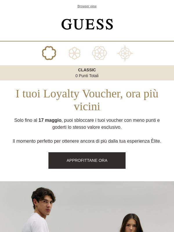Sblocca i tuoi Loyalty Voucher con meno punti!