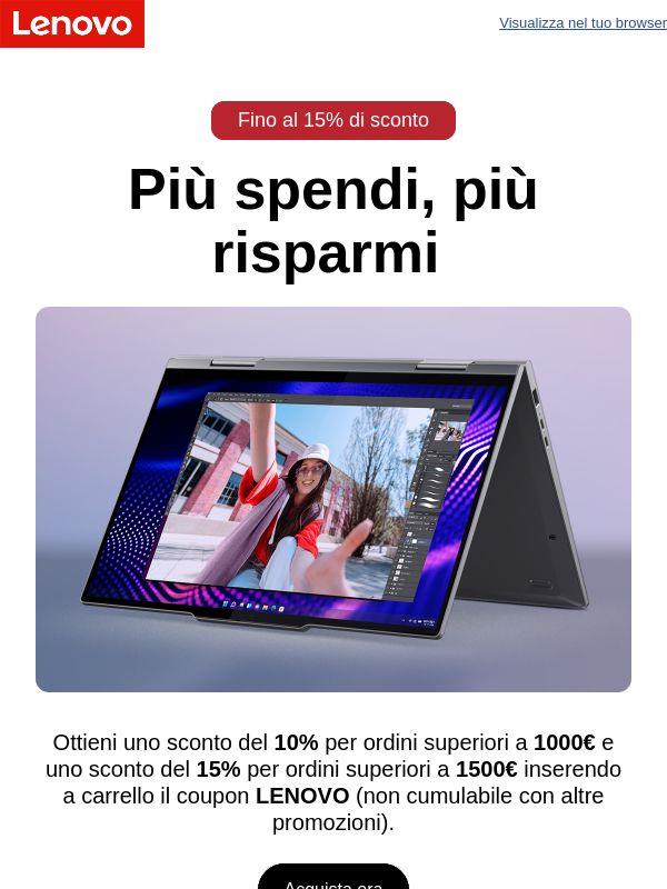 Più spendi, più risparmi