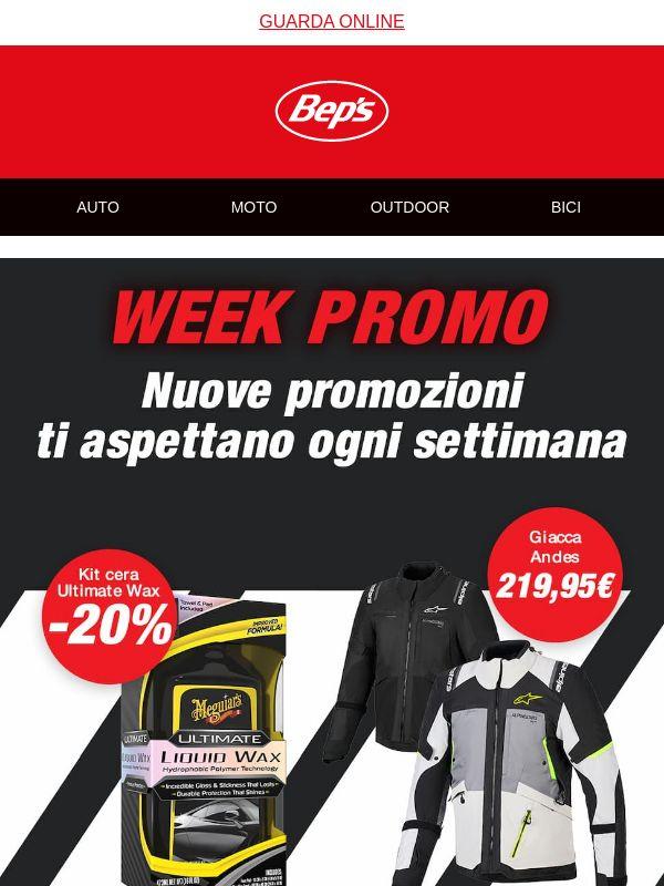 La Promo Week è qui: preparati a partire! 🏎️🏍️