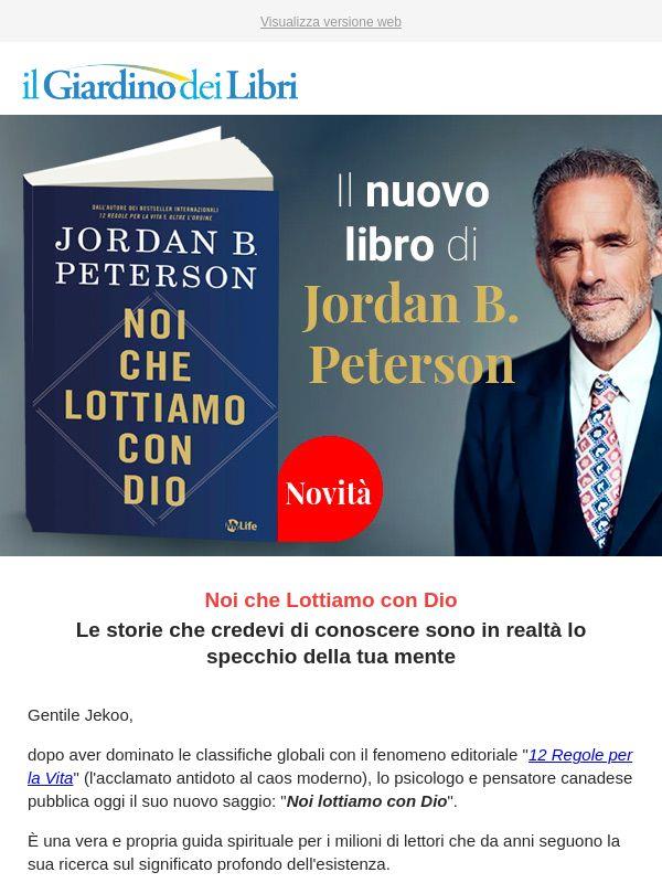 ⭐ Il nuovo libro di Jordan B. Peterson: "Noi lottiamo con Dio" è finalmente disponibile