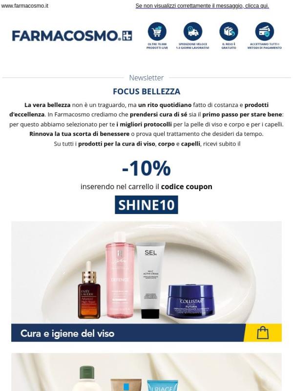 ✨ Ancora per poco: -10% per la tua bellezza e il tuo benessere