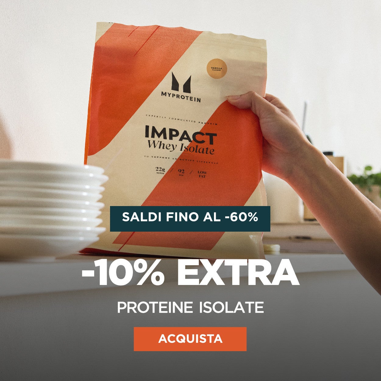 10% extra proteine isolate