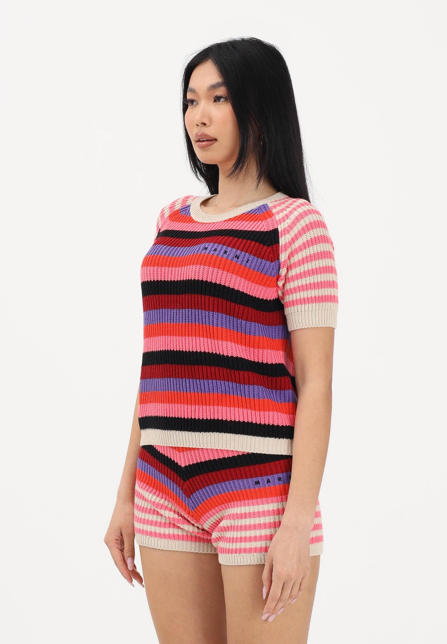 Image of MARNI Maglia a manica corta multicolore per donna, ragazze e bambine