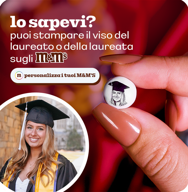 PERSONALIZZA I TUOI M&M'S