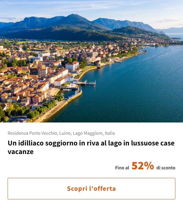 Un idilliaco soggiorno in riva al lago in lussuose case vacanze