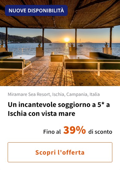 Un incantevole soggiorno a 5* a Ischia con vista mare