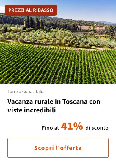 Vacanza rurale in Toscana con viste incredibili